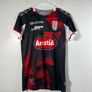 Givova Deportes Melipilla Away 23/24 Mens Football Melpilla Nero/Rosso‎ S NWT
